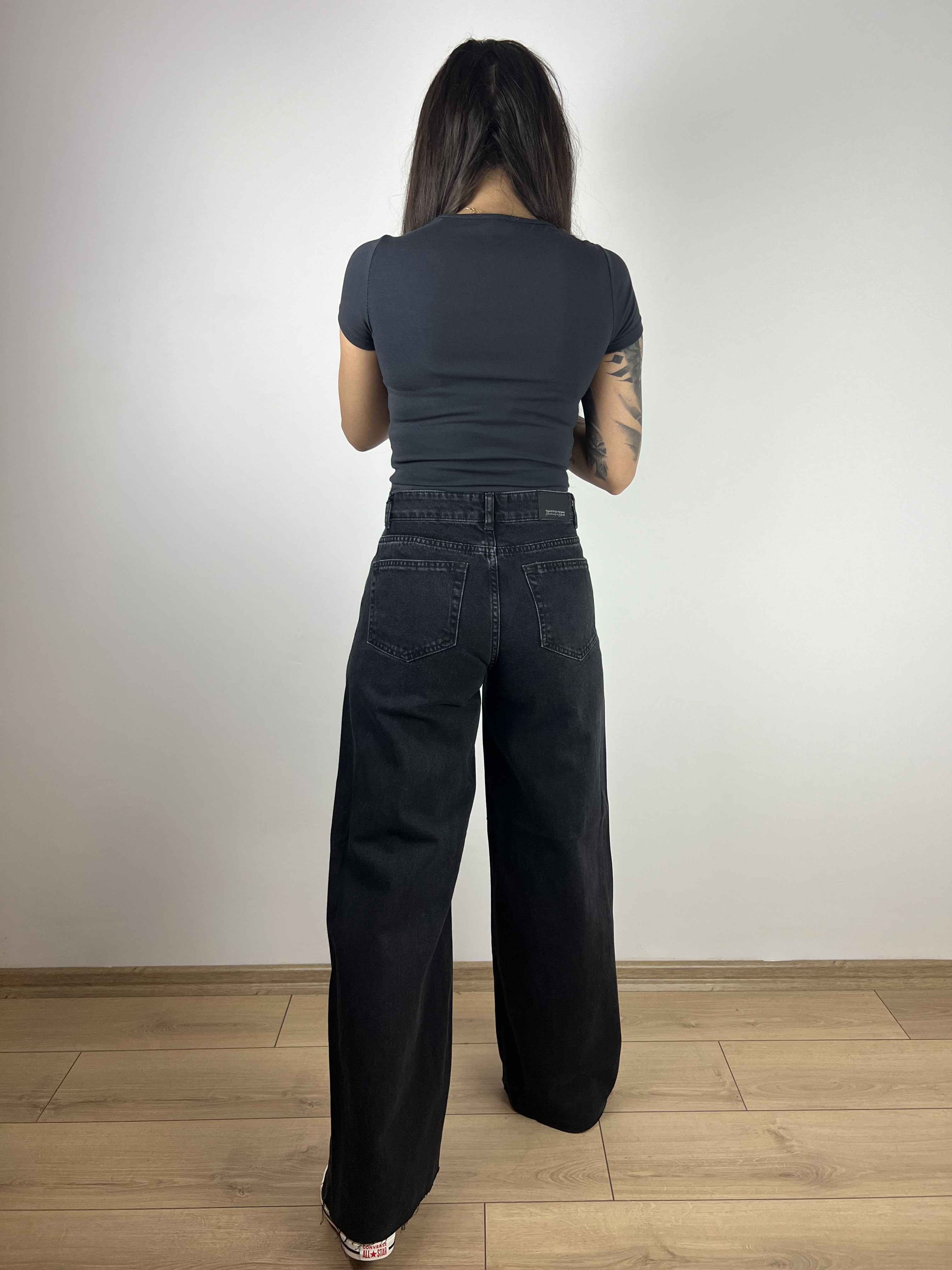 KOYU ANTRASİT BAGGY JEAN (JENNY)