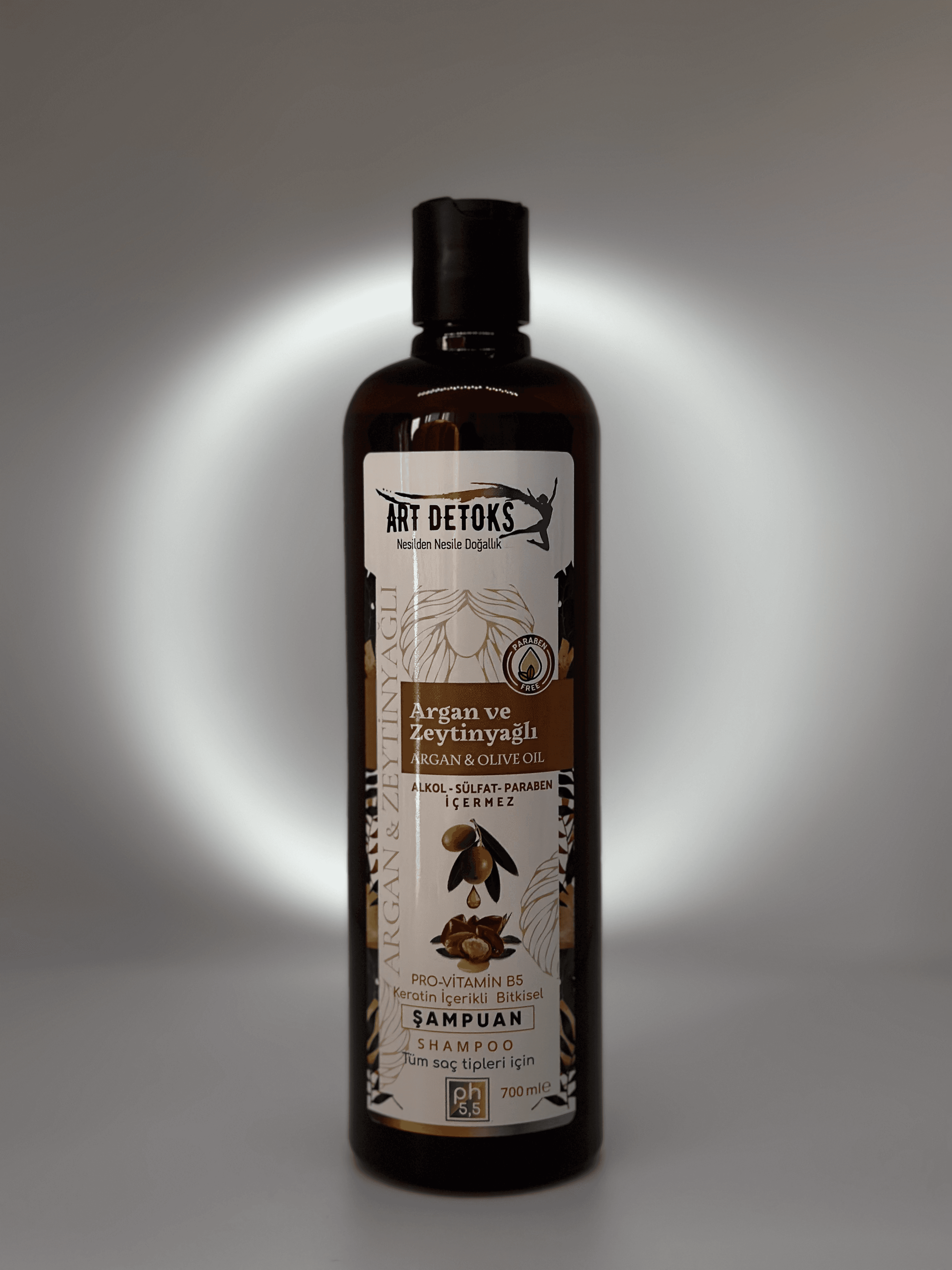 Argan Zeytin Yağlı Doğal Şampuan