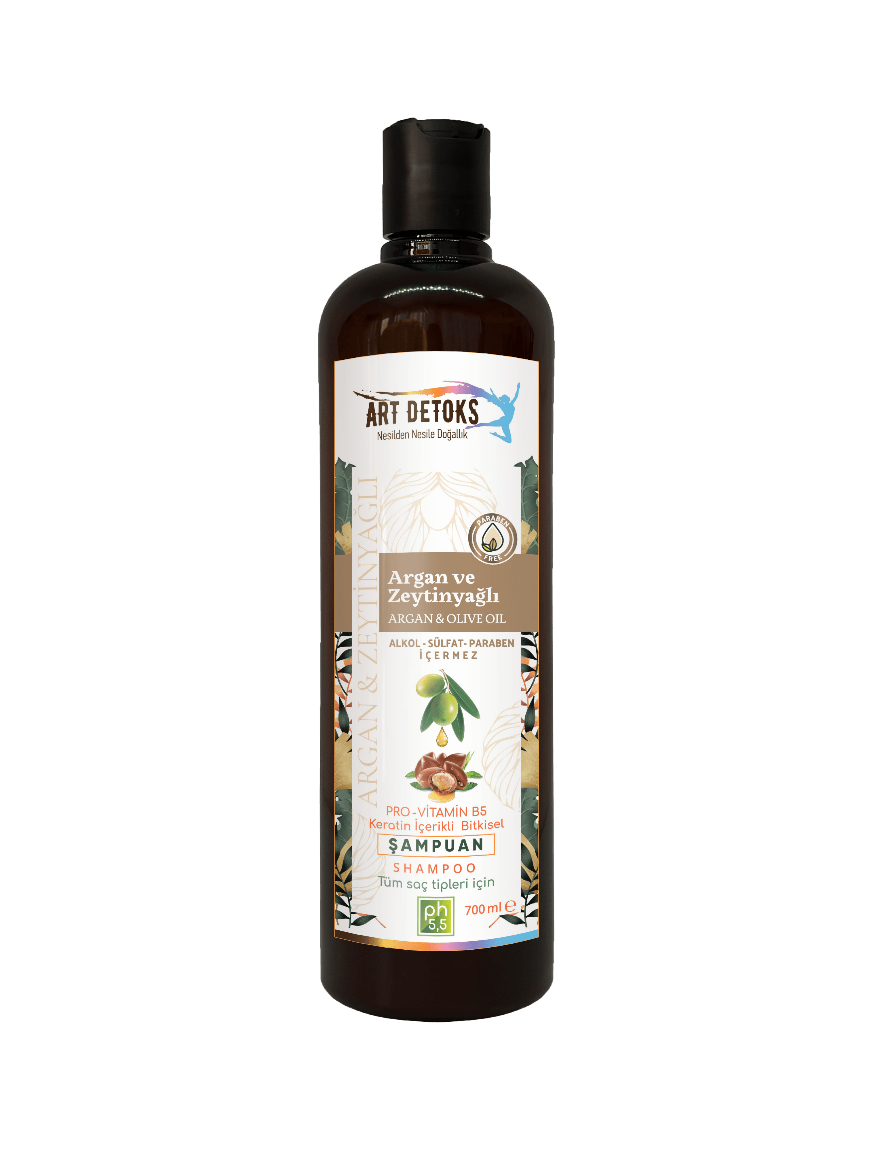 Argan Zeytin Yağlı Doğal Şampuan