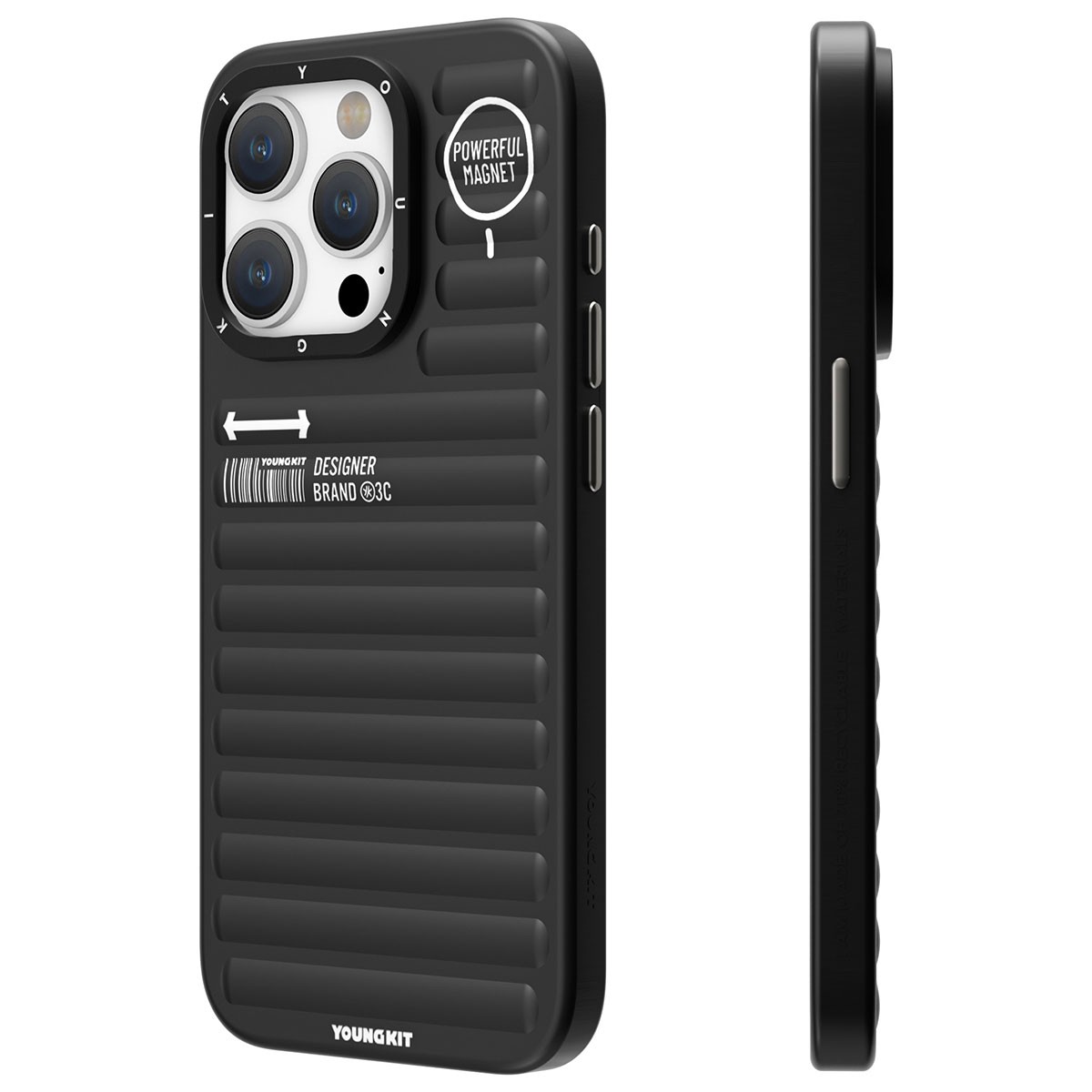 iPhone 14 Pro Kılıf Mat Renkli Tasarım YoungKit Original Serisi Kılıf