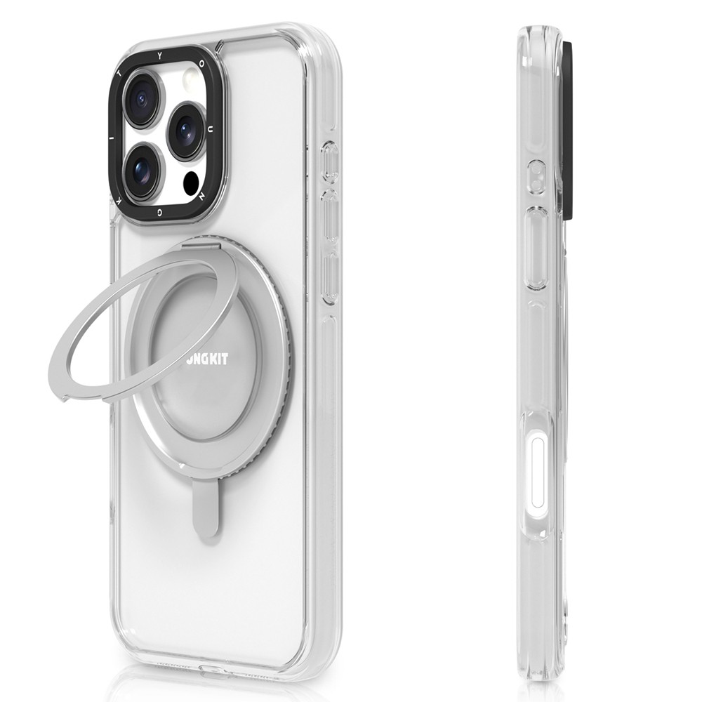 iPhone 16 Pro Kılıf Magsafe Şarj Özellikli Parmak Ring Standlı Youngkit Pivot Serisi Kılıf