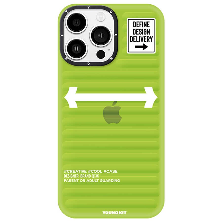 iPhone 13 Pro Max Kılıf YoungKit Luggage FireFly Serisi Kılıf