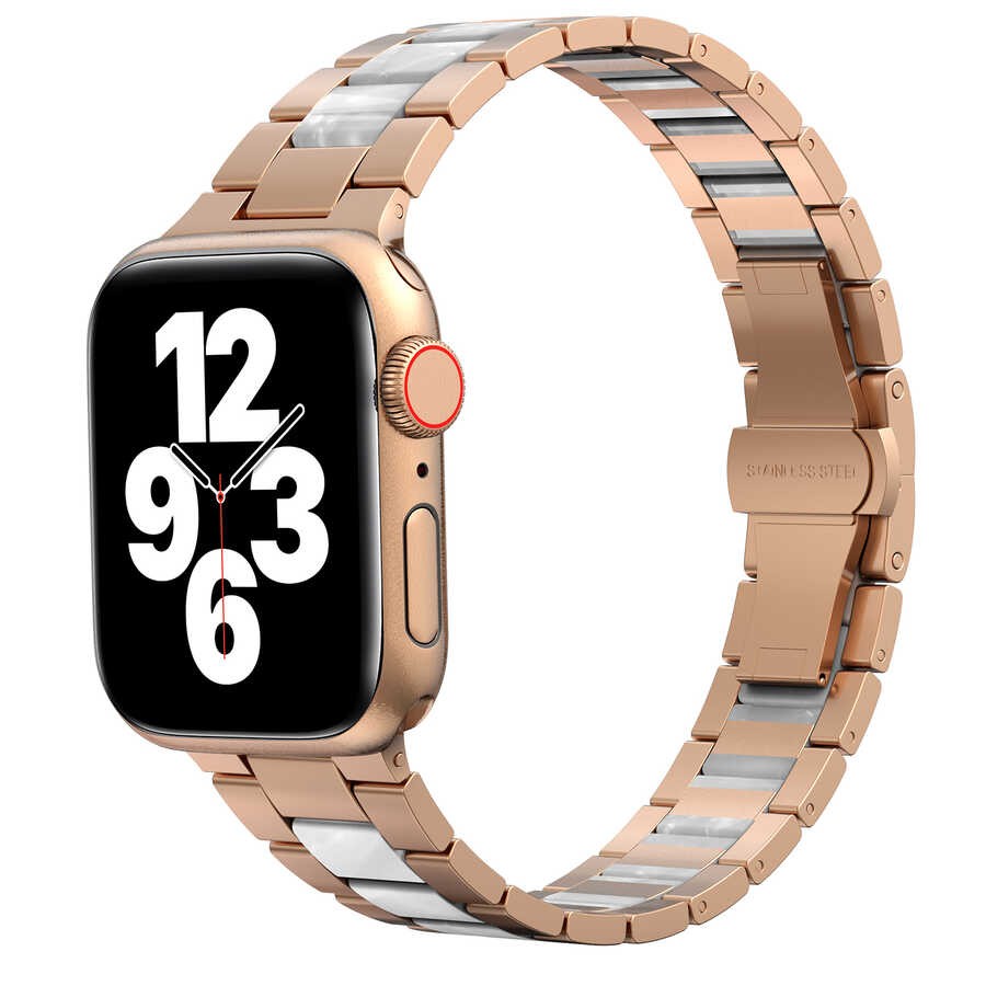 Watch Ultra 49mm Kordon Wiwu Resin Steel Belt Metal Strap Kayış