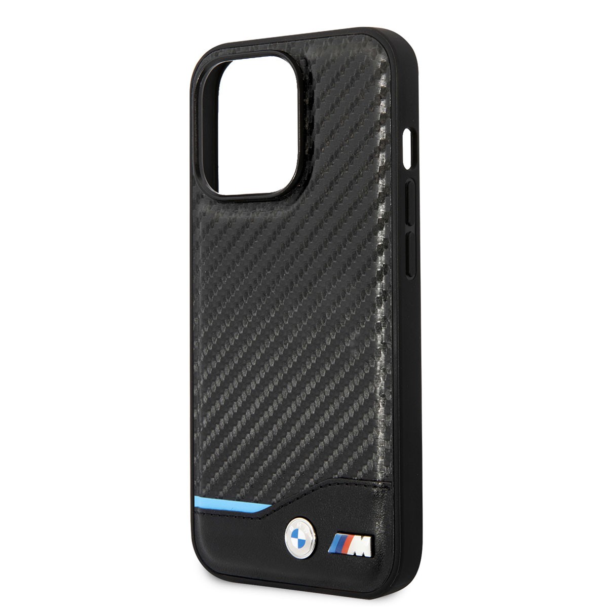 iPhone 14 Pro Max Kılıf BMW PU Deri Ve Karbon Dizayn Kılıf