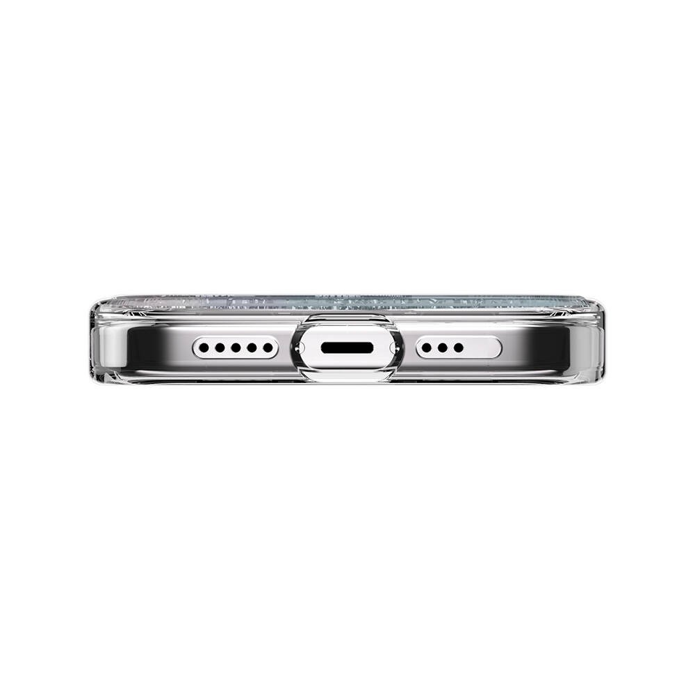 iPhone 15 Pro Kılıf Magsafe Şarj Özellikli Parlayan Simli Şeffaf Lisanslı Switcheasy Starfield-M Kılıf