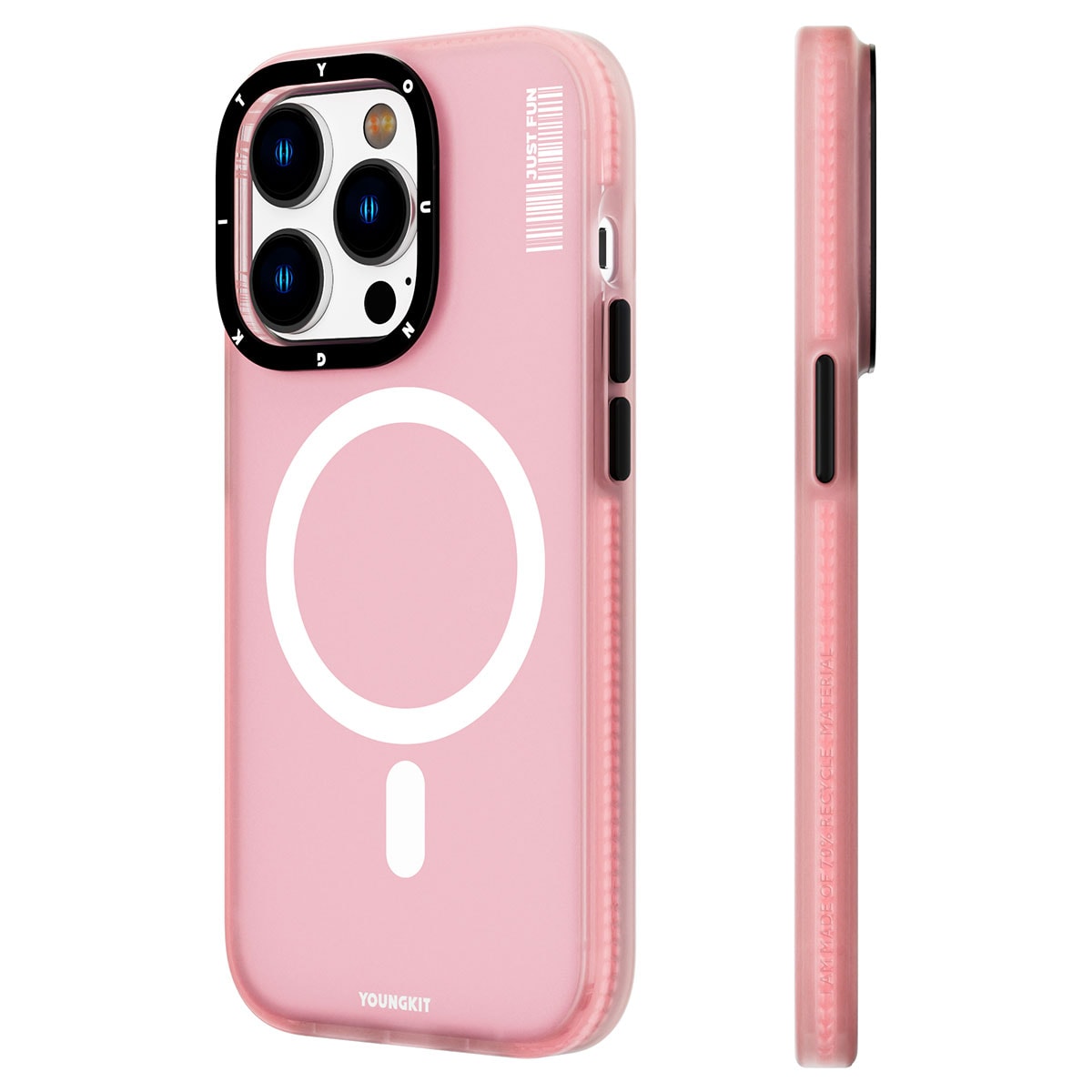 iPhone 14 Pro Max Kılıf Magsafe Şarj Özellikli Youngkit Colored Sand Serisi Kılıf