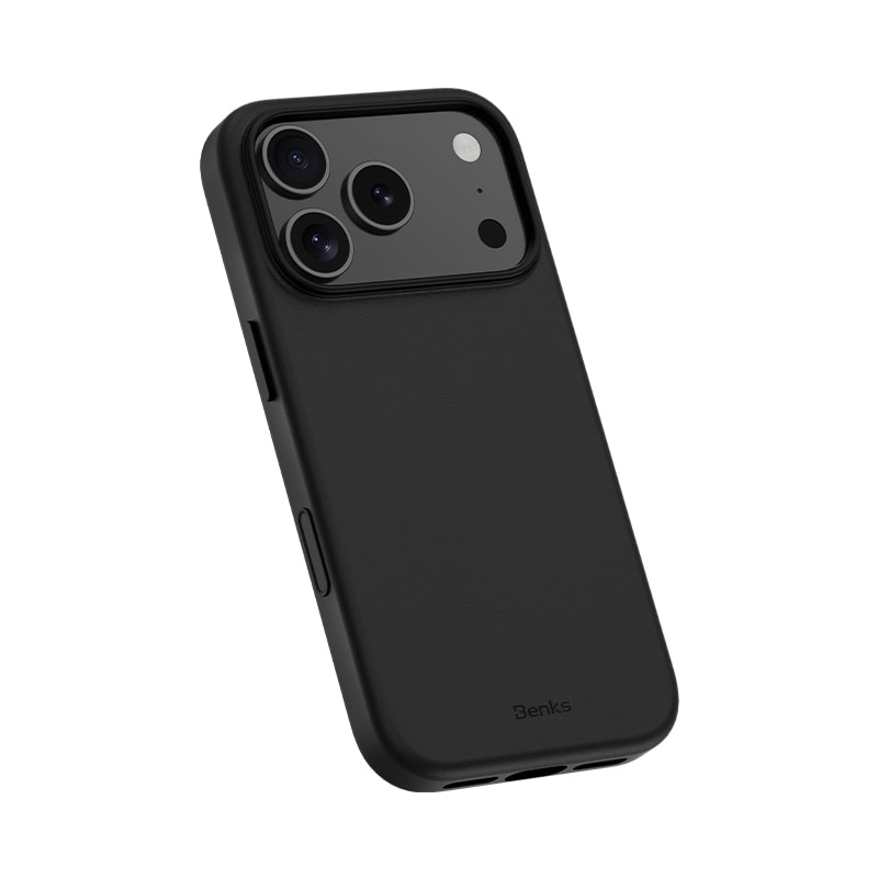 Apple iPhone 17 Pro Max Kılıf M-safe Şarj Özellikli Çizilmeye Dayanıklı Benks VitaPro Serisi PU Deri Kapak