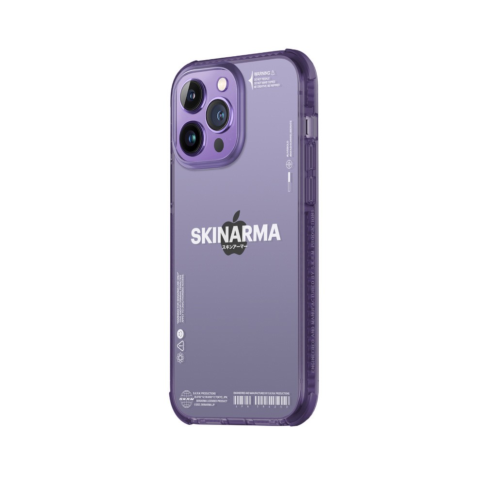 iPhone 14 Pro Max Kılıf SkinArma Şeffaf Airbag Tasarımlı Iro Kılıf