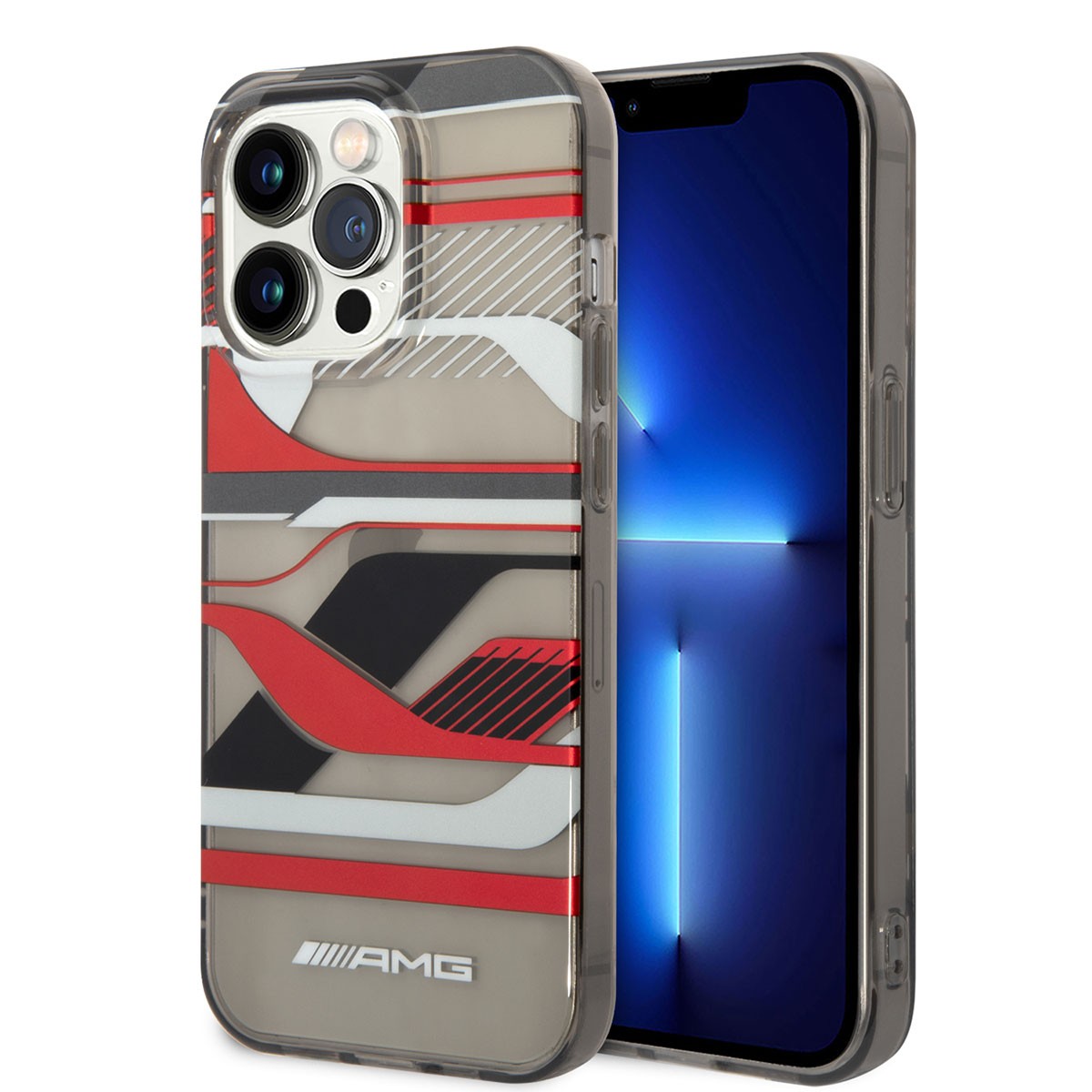 iPhone 14 Pro Kılıf AMG Transparan Grafik Dizayn Kılıf