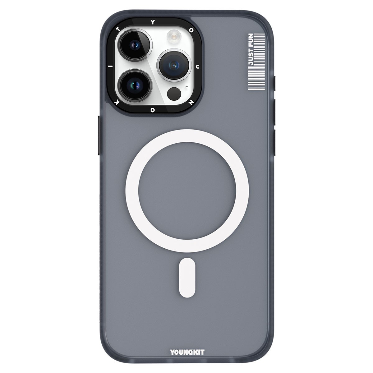 iPhone 15 Pro Kılıf Magsafe Şarj Özellikli Youngkit Colored Sand Serisi Kılıf
