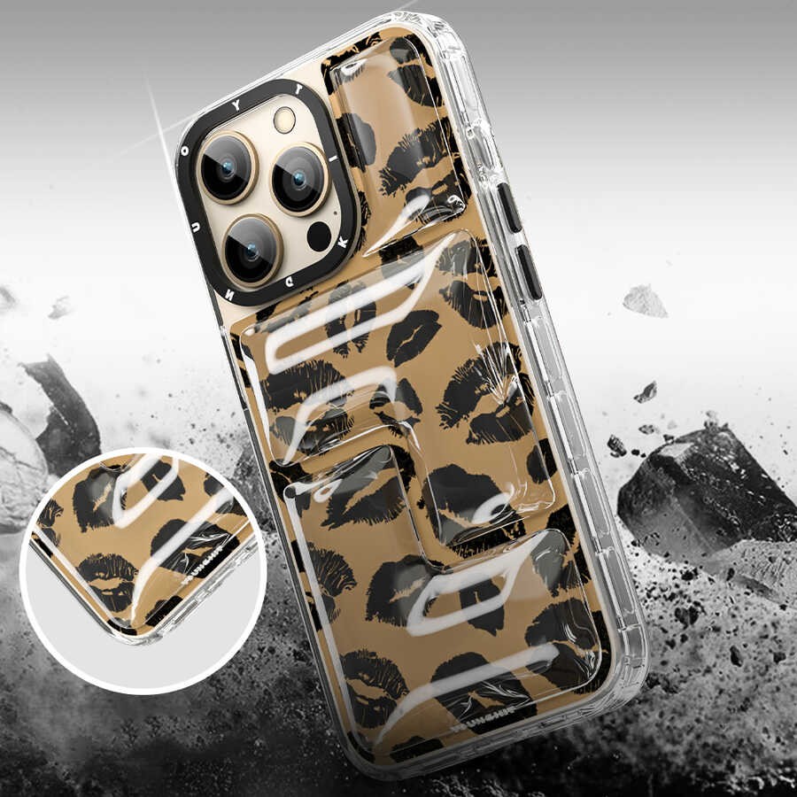 iPhone 12 Pro Max Kılıf YoungKit Leopard Article Serisi Kılıf