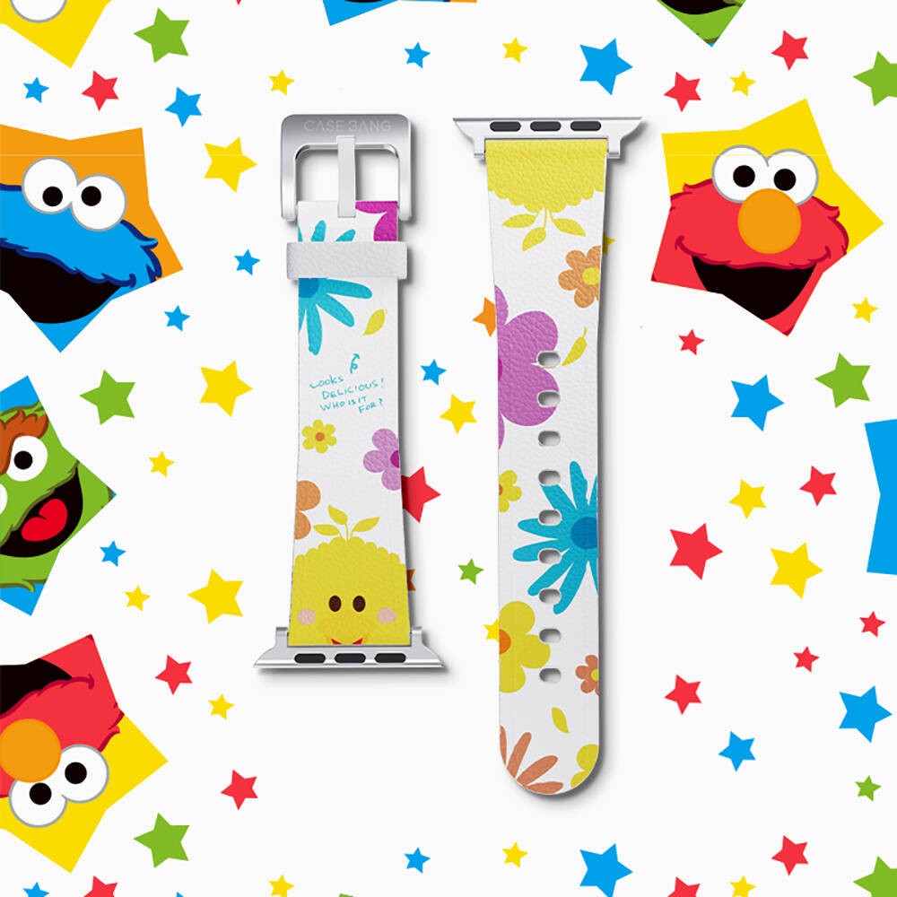 Watch 7 45mm Casebang Sesame Street Serisi Deri Saat Kordon