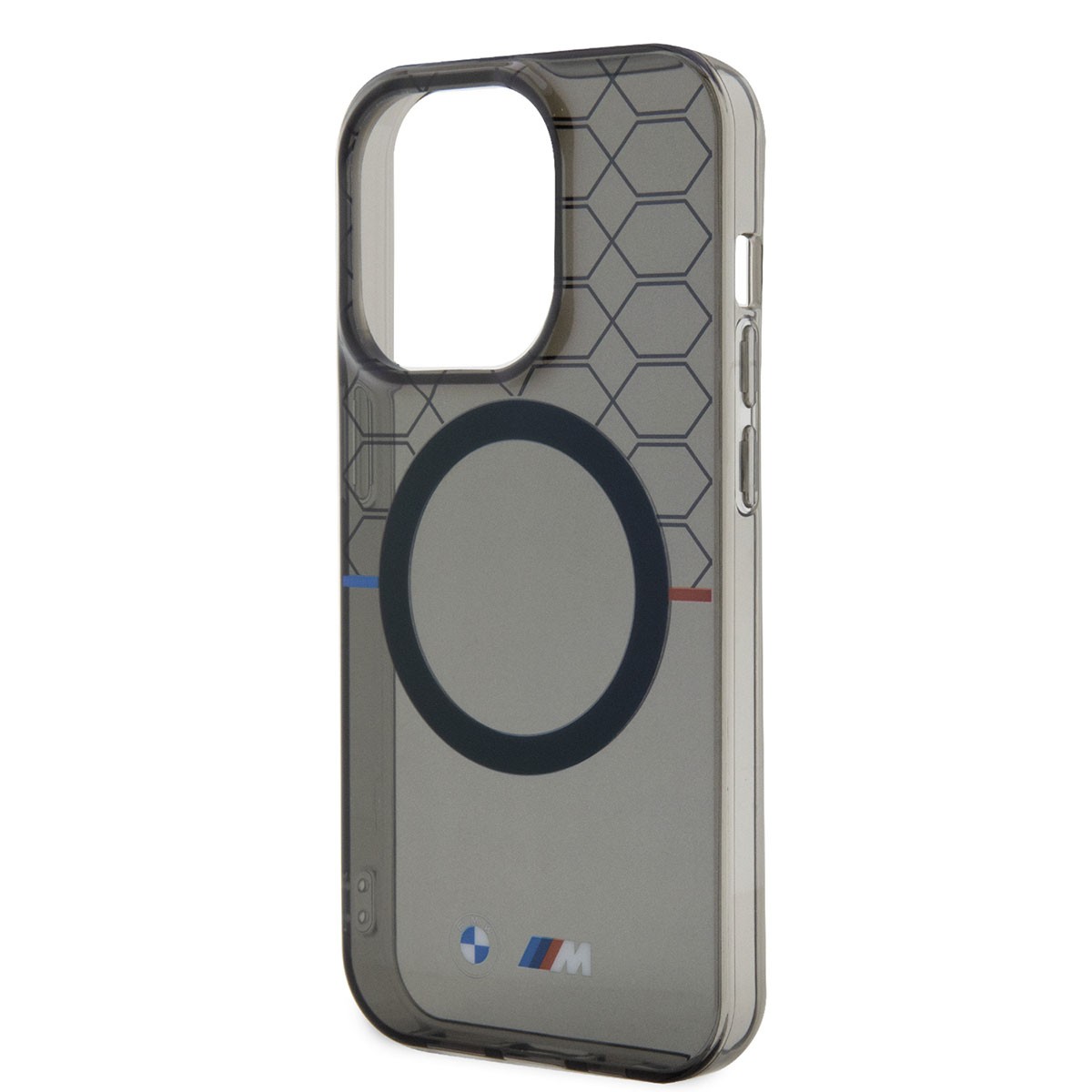 iPhone 14 Pro Max Kılıf BMW Magsafe Şarj Özellikli Transparan M Dizayn Kılıf