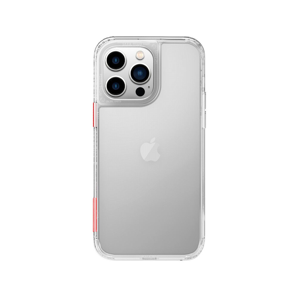 iPhone 14 Pro Max Kılıf SkinArma Şeffaf Airbag Tasarımlı Saido Kılıf