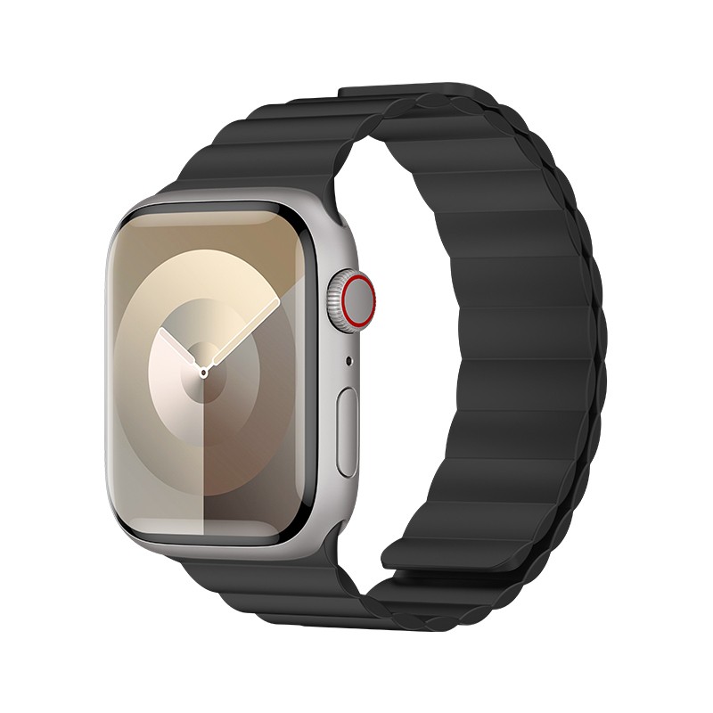 Apple Watch 7 41mm Benks Magnetik Tak Çıkar Silikon Strap Kayış