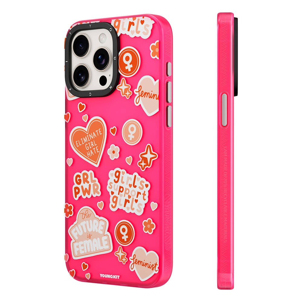 iPhone 15 Plus Kılıf Bethany Green Tasarımlı Youngkit Sweet Language Kılıf