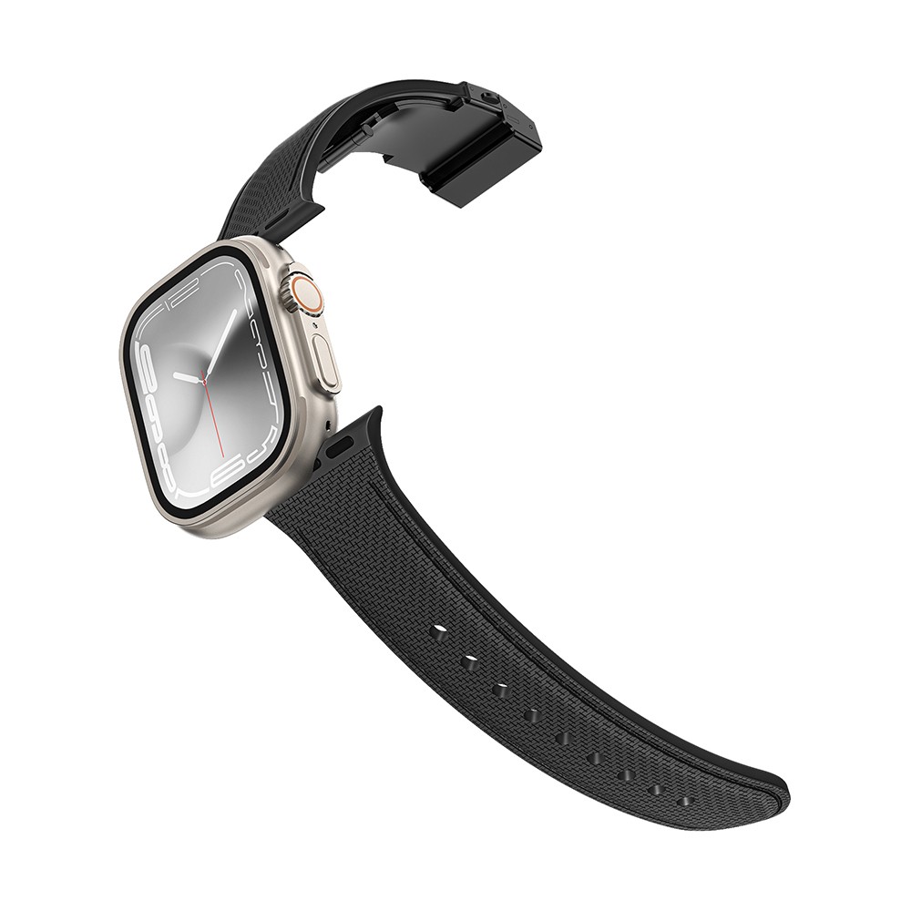 Watch Ultra 49mm Amazingthing Titan Swift Deri Dokulu Silikon Kordon