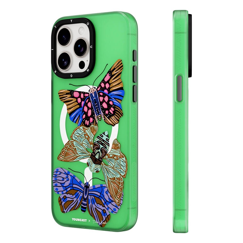 iPhone 15 Pro Max Kılıf Magsafe Şarj Özellikli YoungKit Huagu Serisi Kılıf