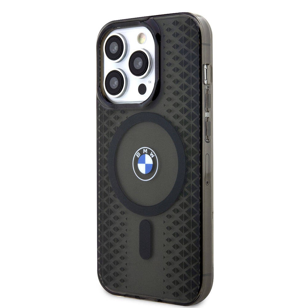 iPhone 15 Pro Max Kılıf BMW Magsafe Şarj Özellikli Transparan IML Signature Orjinal Lisanslı Kılıf