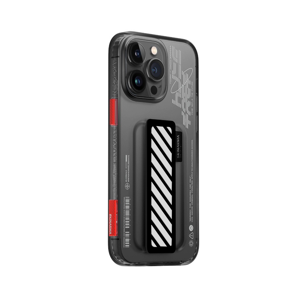 iPhone 14 Pro Kılıf SkinArma Şeffaf Desenli Kaze Kılıf