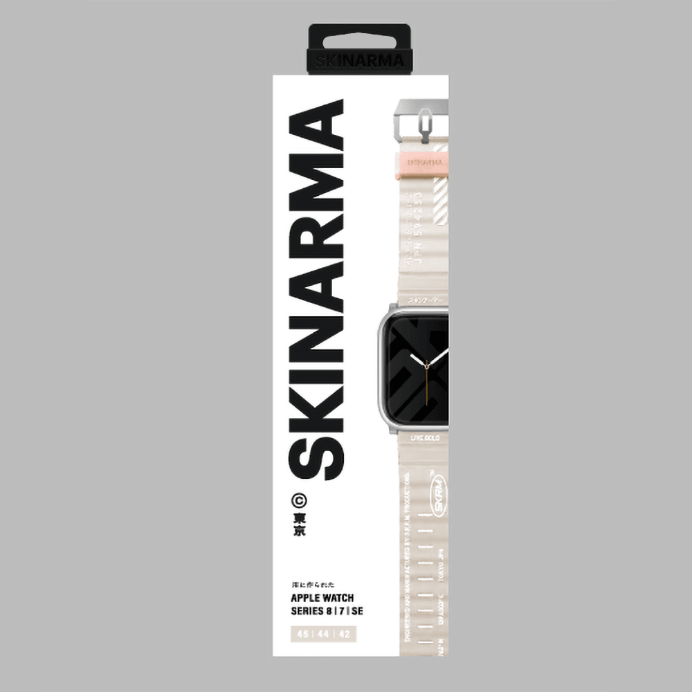 Watch 44mm SkinArma Kurono Sert PC Kasa Koruyucu + Shokku Silikon Kordon