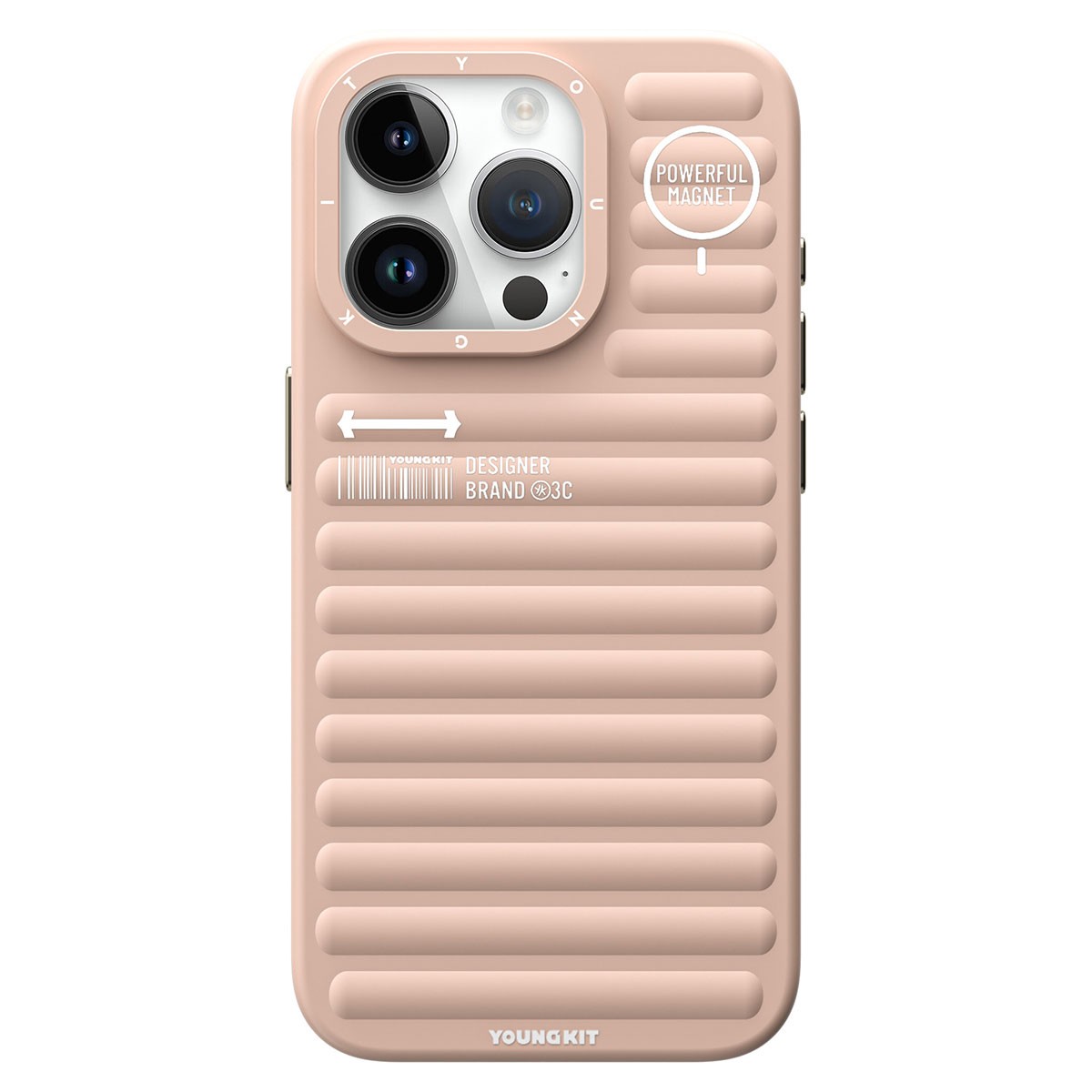 iPhone 15 Pro Max Kılıf Mat Renkli Tasarım YoungKit Original Serisi Kılıf