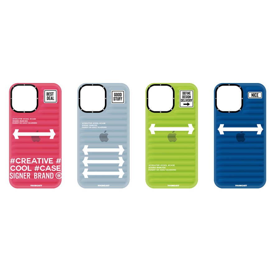 iPhone 13 Pro Kılıf YoungKit Luggage FireFly Serisi Kılıf