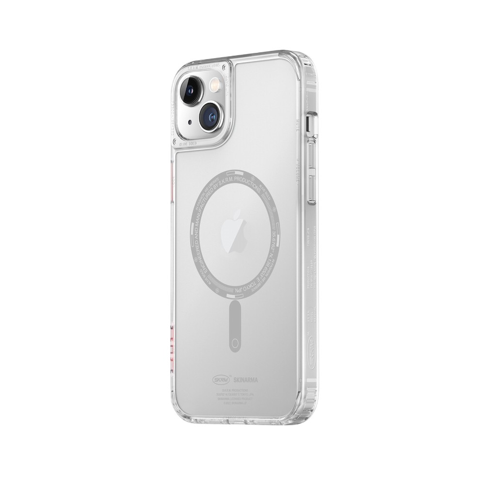 iPhone 14 Kılıf SkinArma Şeffaf Airbag Tasarımlı Magsafe Şarj Özellikli Saido Kılıf