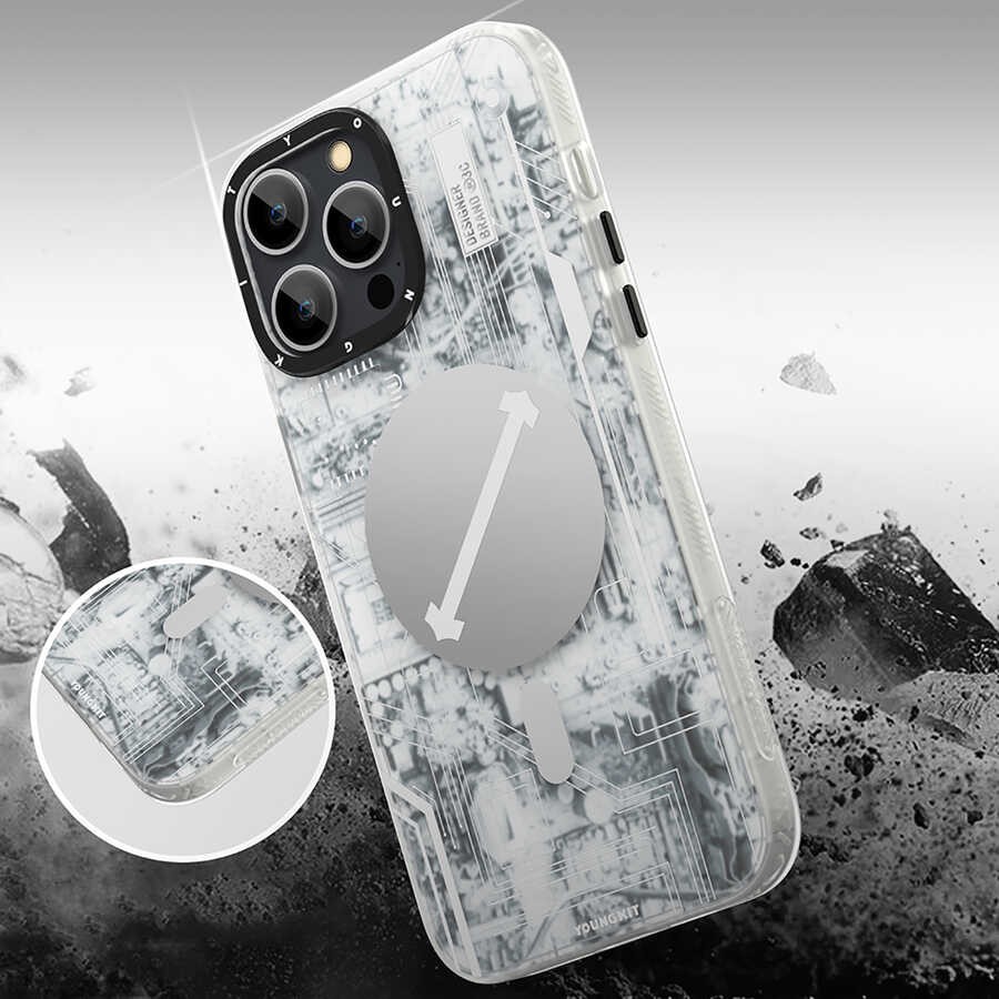 iPhone 13 Pro Kılıf YoungKit Technology Serisi Kılıf