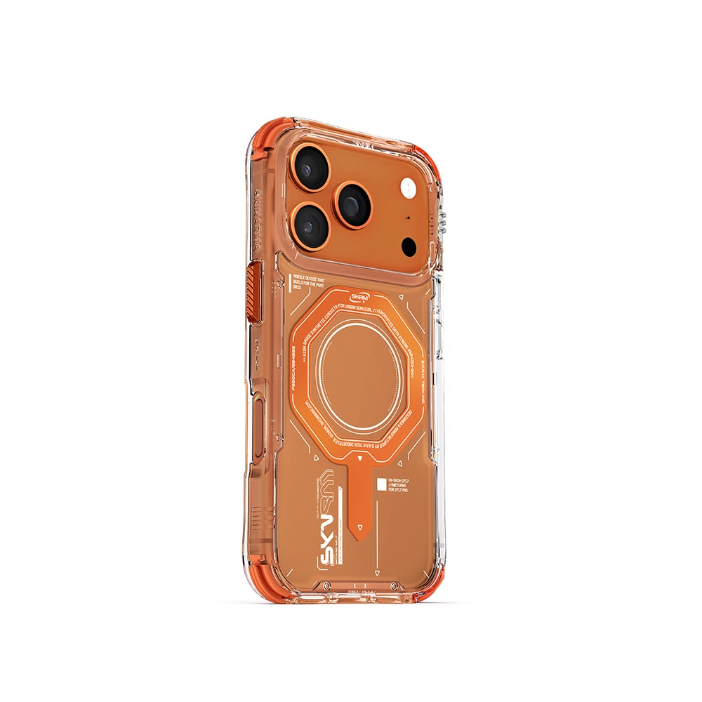 Apple iPhone 17 Pro Kılıf SkinArma M-safe Şarj Özellikli Airbag Tasarımlı Magma Kapak