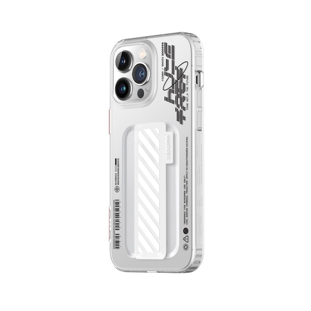 iPhone 14 Pro Kılıf SkinArma Şeffaf Desenli Kaze Kılıf