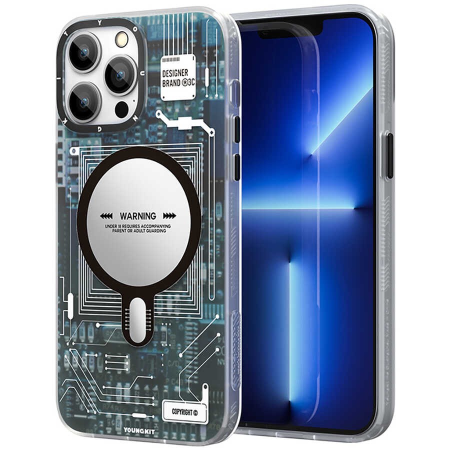 iPhone 13 Pro Kılıf YoungKit Technology Serisi Kılıf