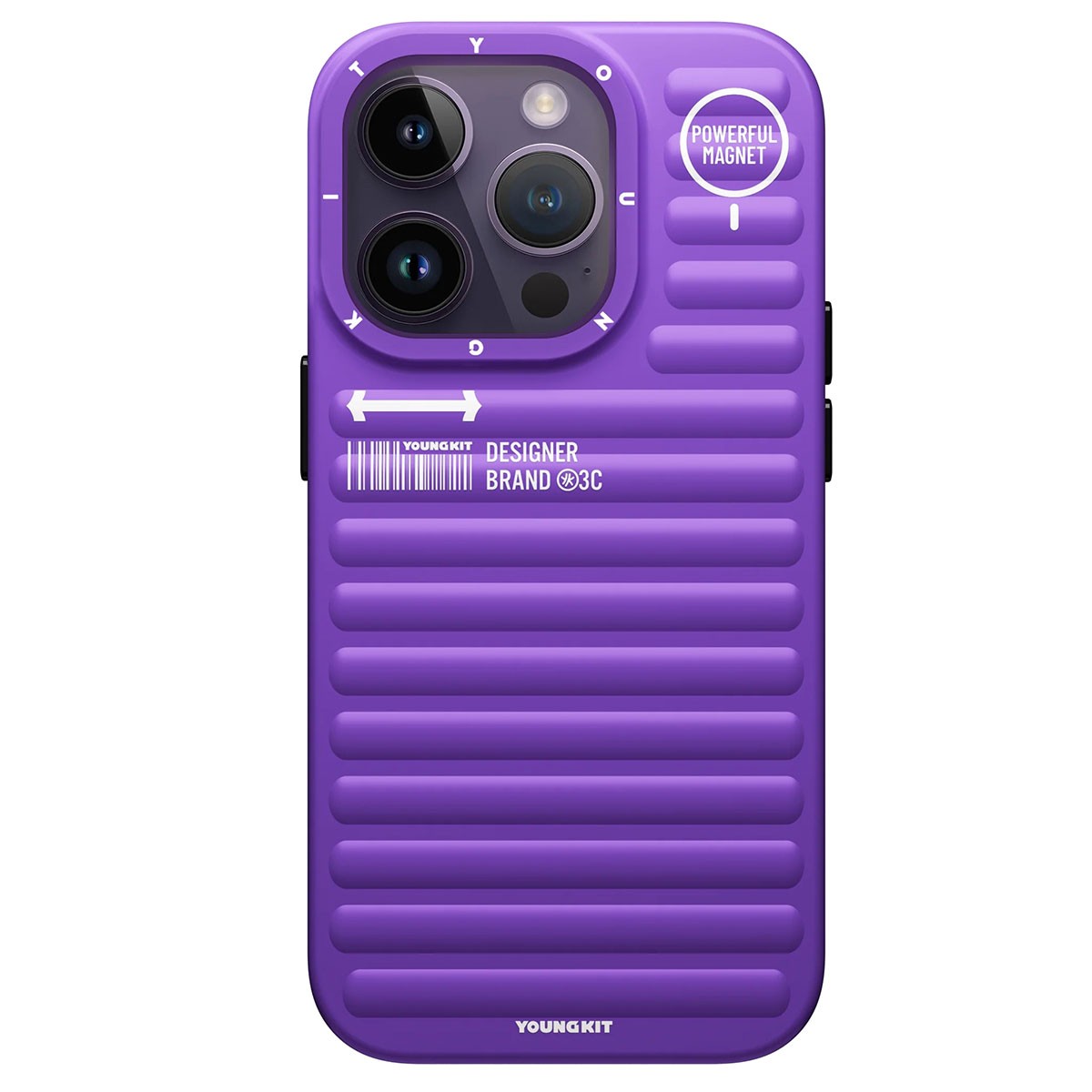 iPhone 14 Pro Kılıf Mat Renkli Tasarım YoungKit Original Serisi Kılıf