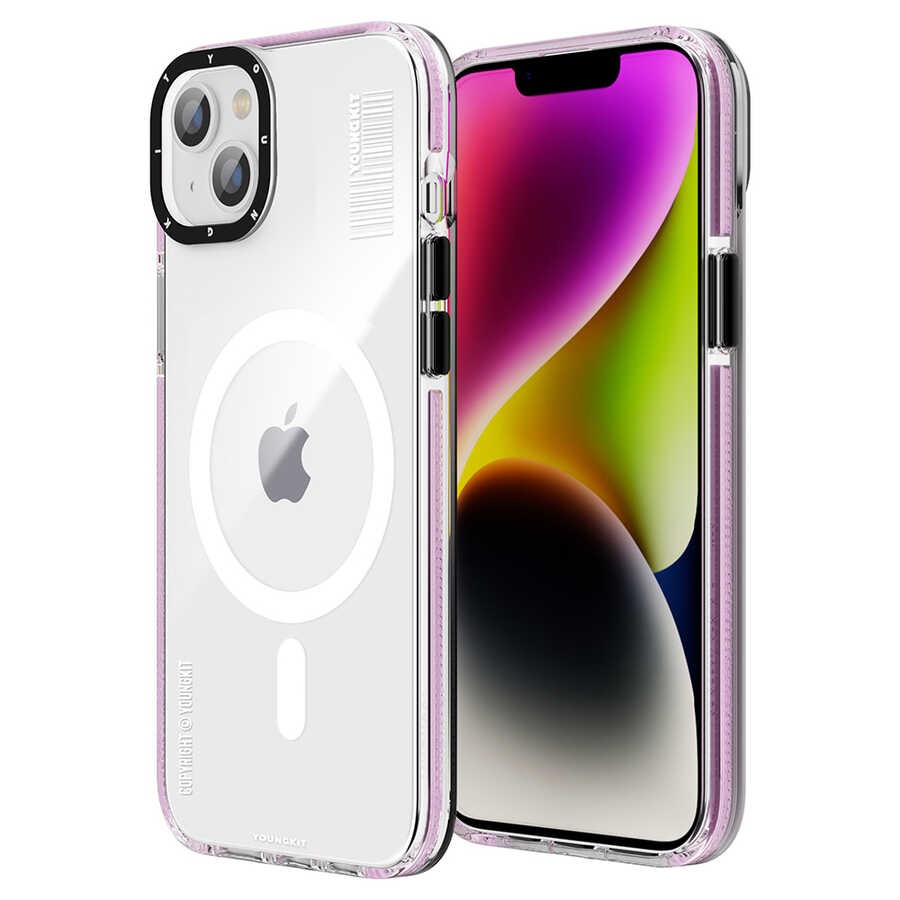 iPhone 14 Plus Kılıf Magsafe Şarj Özellikli YoungKit Exquisite Serisi Kılıf