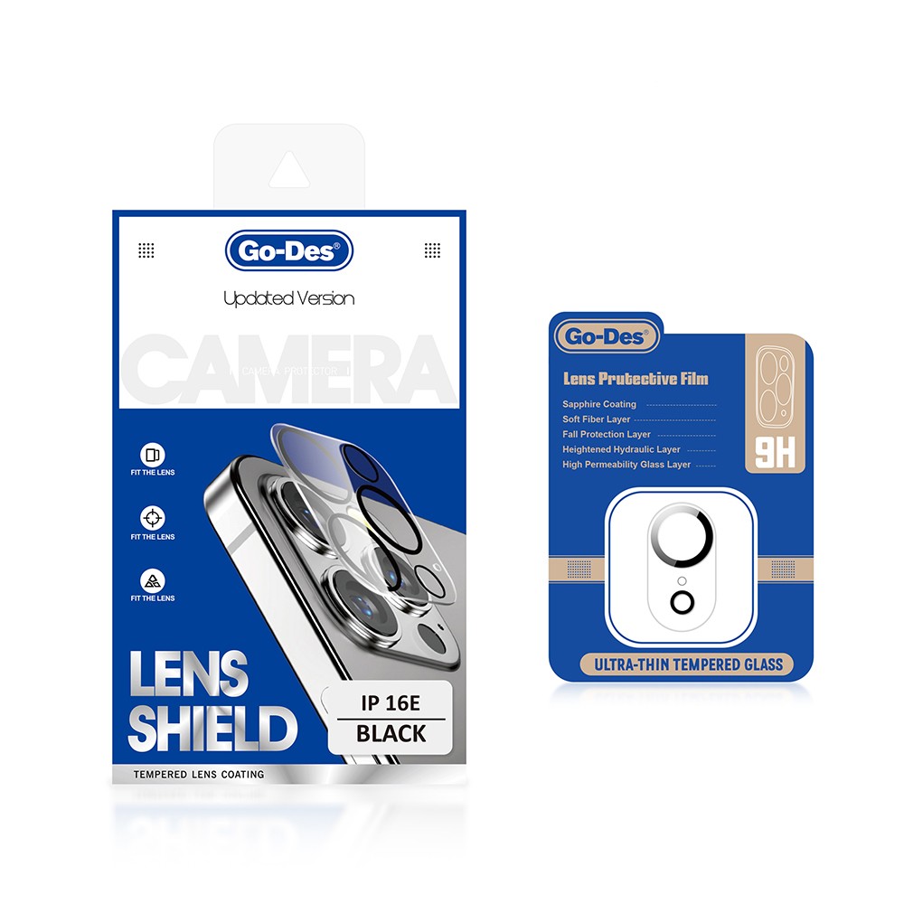 Apple iPhone 16E Go Des Lens Shield CL-14 Kamera Lens Koruyucu