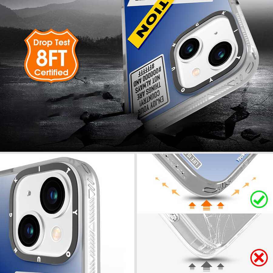 iPhone 13 Kılıf YoungKit Holiday Serisi Kılıf