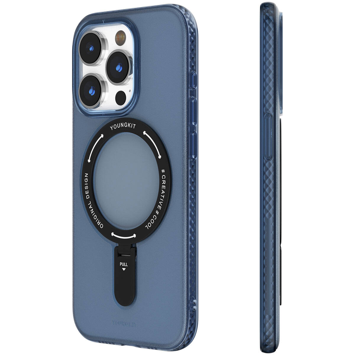 iPhone 15 Pro Kılıf Magsafe Şarj Özellikli Youngkit Rock Serisi Kılıf