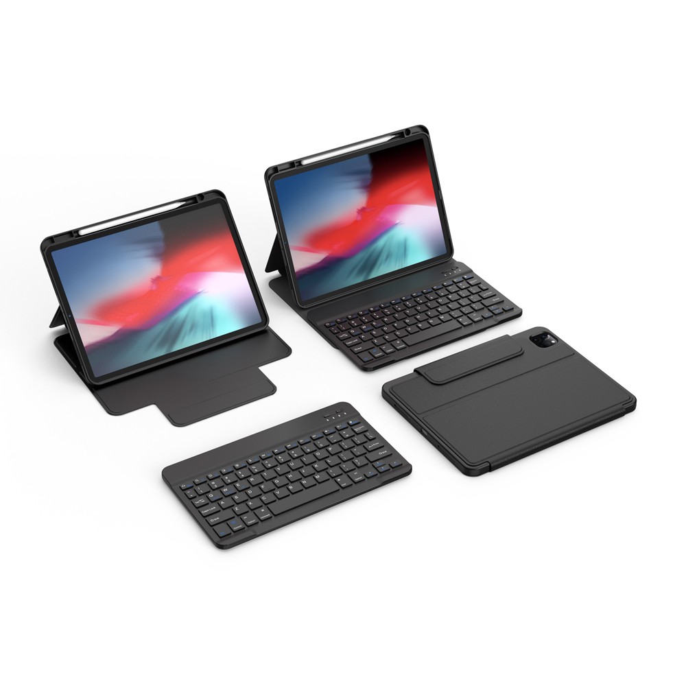 Apple iPad Air 13 2025 M3 Wiwu Protective Gizli Kalem Bölmeli Klavyeli Kılıf