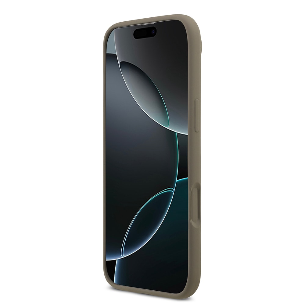 Apple iPhone 17 Air Kılıf Guess Orjinal Lisanslı Grained Yazı Logolu Kapak