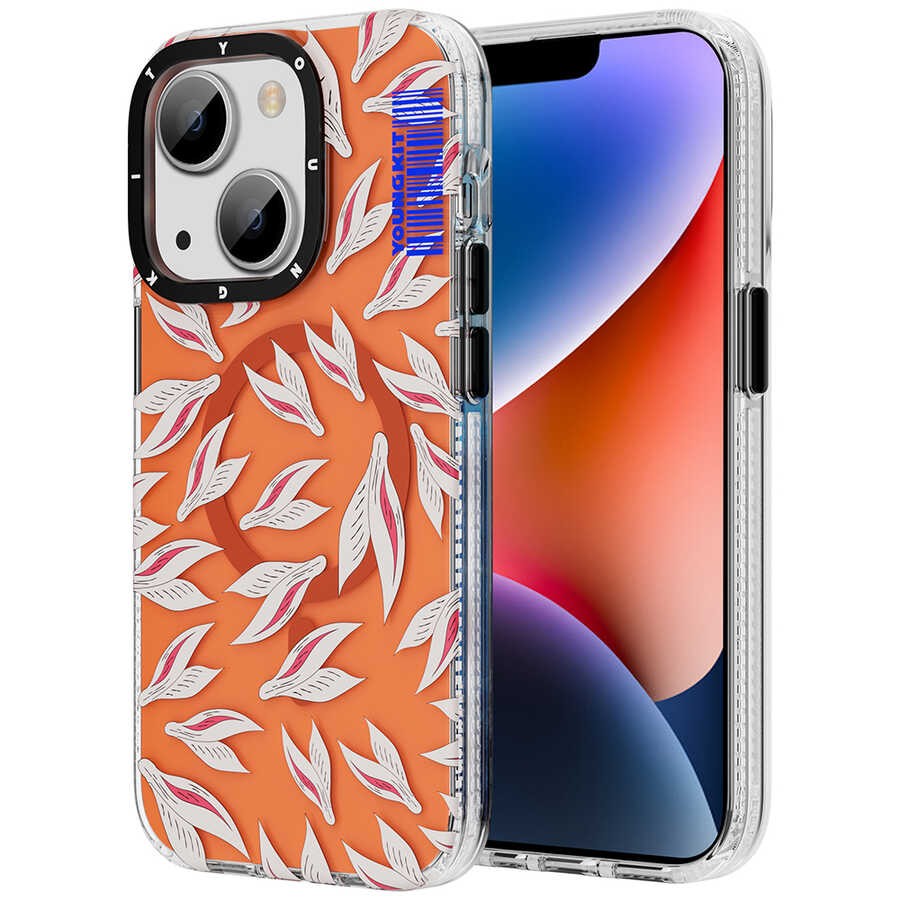 iPhone 13 Kılıf Magsafe Şarj Özellikli Youngkit Play Rabbit Serisi Kılıf