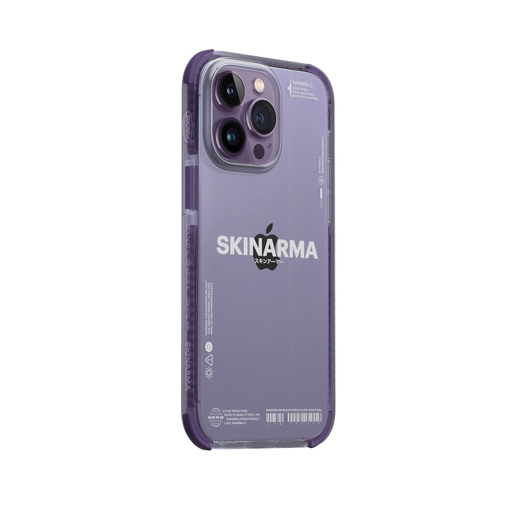 iPhone 14 Pro Max Kılıf SkinArma Şeffaf Airbag Tasarımlı Iro Kılıf
