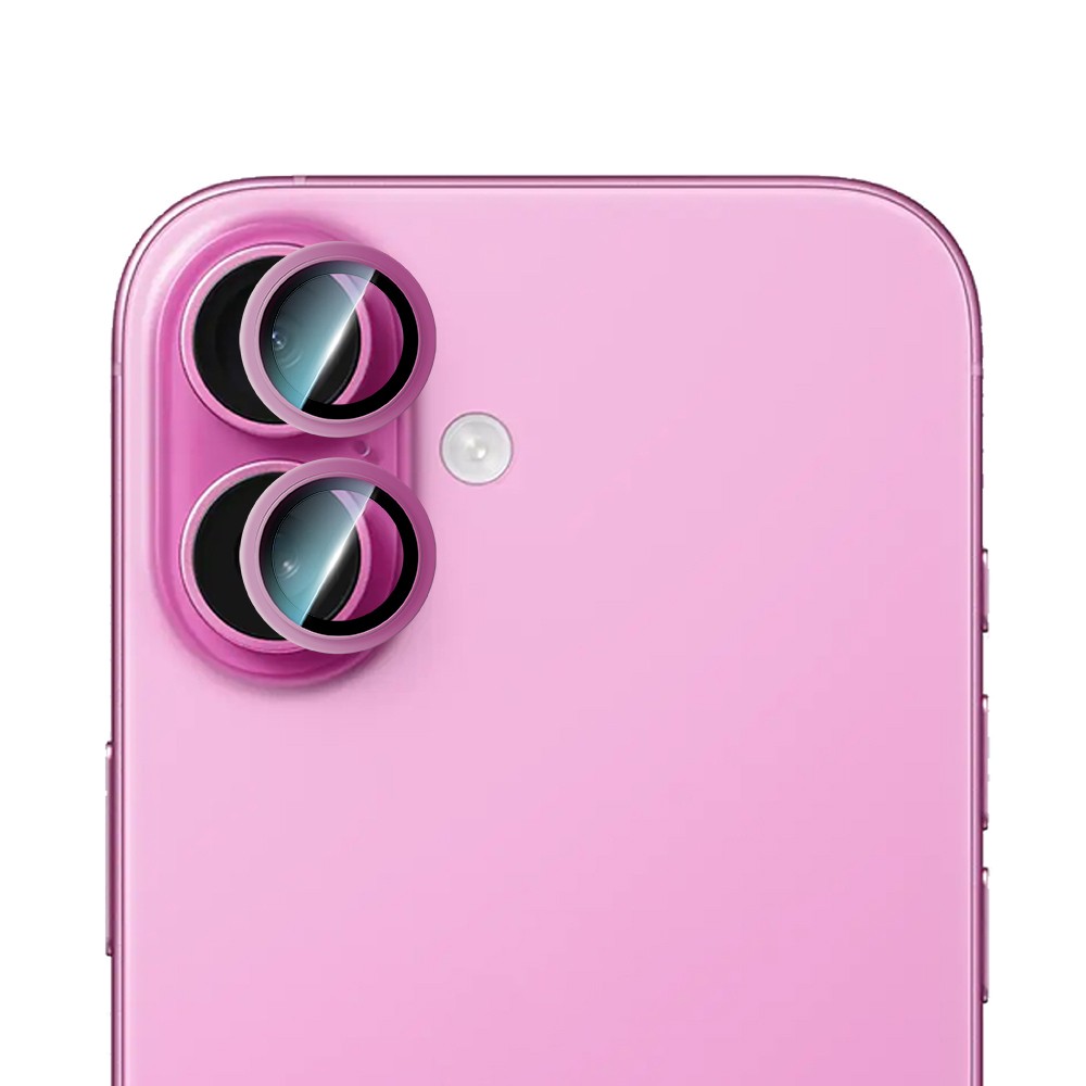 Apple iPhone 16 CaseWorld Alloy Two-Color Serisi Lens Koruyucu