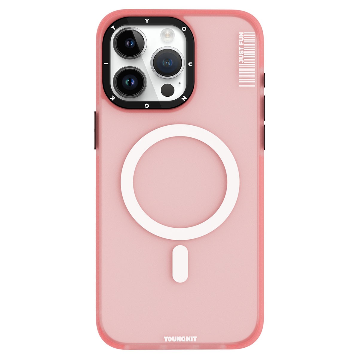 iPhone 15 Pro Kılıf Magsafe Şarj Özellikli Youngkit Colored Sand Serisi Kılıf