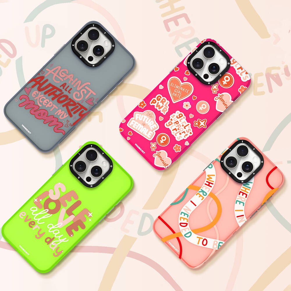 iPhone 15 Plus Kılıf Bethany Green Tasarımlı Youngkit Sweet Language Kılıf