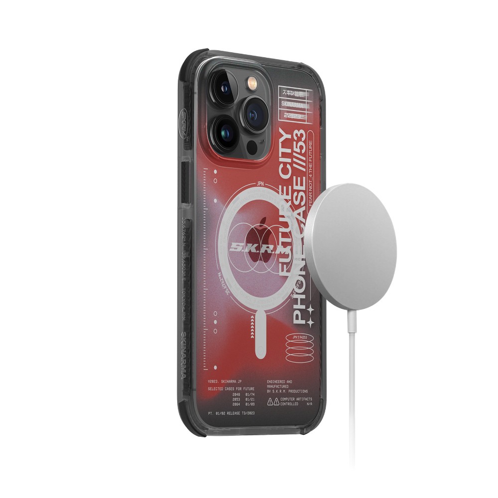 iPhone 14 Pro Kılıf SkinArma Şeffaf Airbag Tasarımlı Magsafe Şarj Özellikli Shorai Kılıf