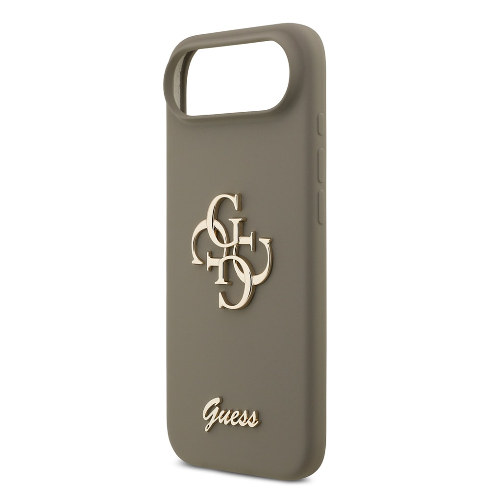 Apple iPhone 17 Air Kılıf Guess Orjinal Lisanslı Grained Yazı Logolu Kapak