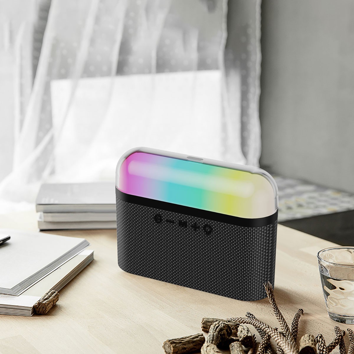 Wiwu P60 RGB Led Işıklı Thunder Wireless Bluetooth Speaker Hoparlör