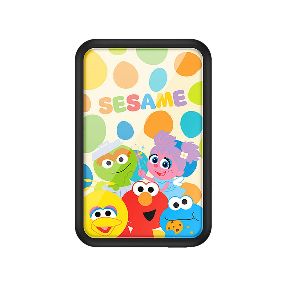 Casebang MP12 Battery Pack Q Sesame Street Serisi Kablosuz Taşınabilir Powerbank 6000mAh