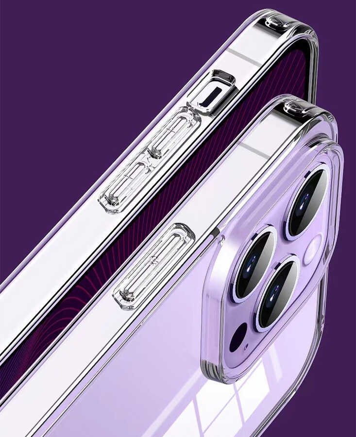 iPhone 13 Pro Max Kılıf Şeffaf Airbag Tasarımlı ​​​​​Wiwu ZCC-108 Concise Serisi Kılıf