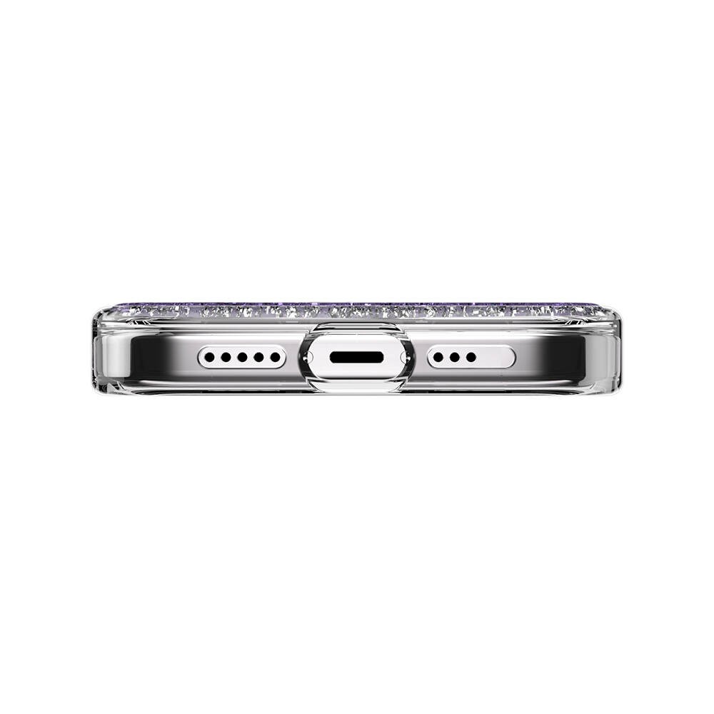 iPhone 15 Pro Kılıf Magsafe Şarj Özellikli Parlayan Simli Şeffaf Lisanslı Switcheasy Starfield-M Kılıf